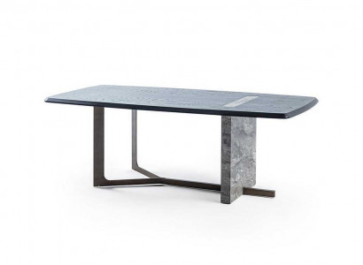  Modern Rechteckig Esszimmer Esstisch Grau Holz Luxus Design Tisch